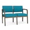 Lesro Lenox 2 Seat Tandem Seating W/ No Center Arm, 43.5 in W 24.5 in L 32 in H LS2101 - alternate 1